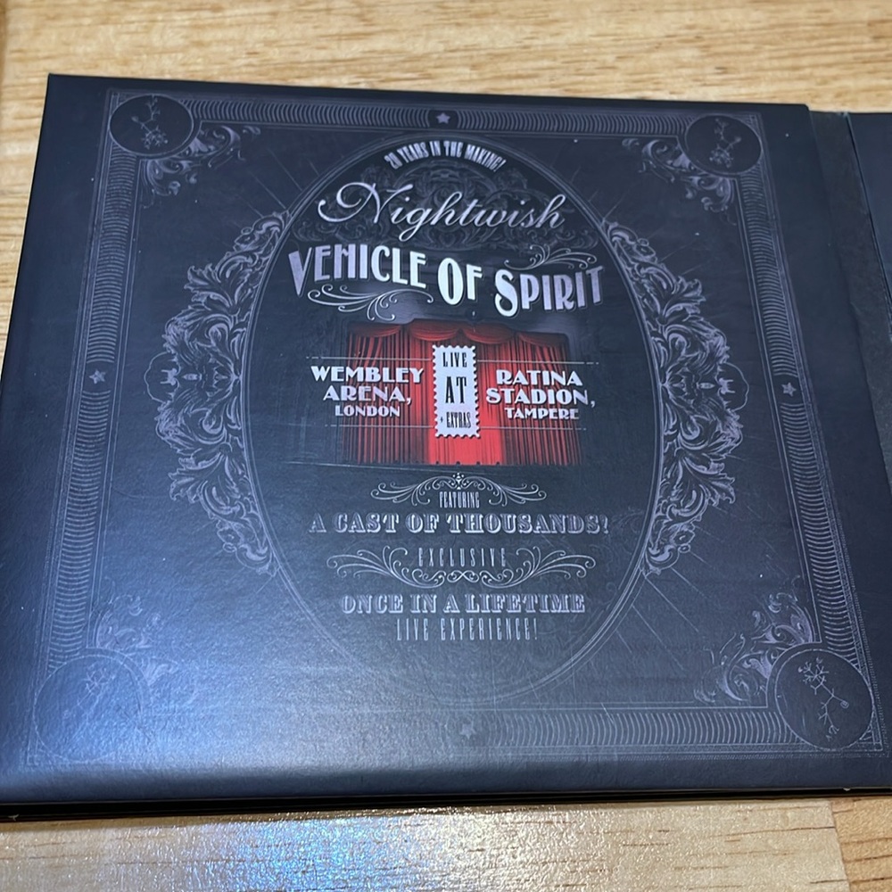 Nightwish Vehicle of Spirit DVD and CD